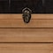 Baxton Studio Edmund Transitional Dark Brown Faux Leather Upholstered and Oak Brown Finished Wood Storage Ottoman 191-11904-ZORO - alternate 3